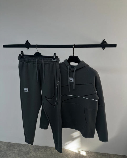 Set Nike Swoosh line dark grey rl