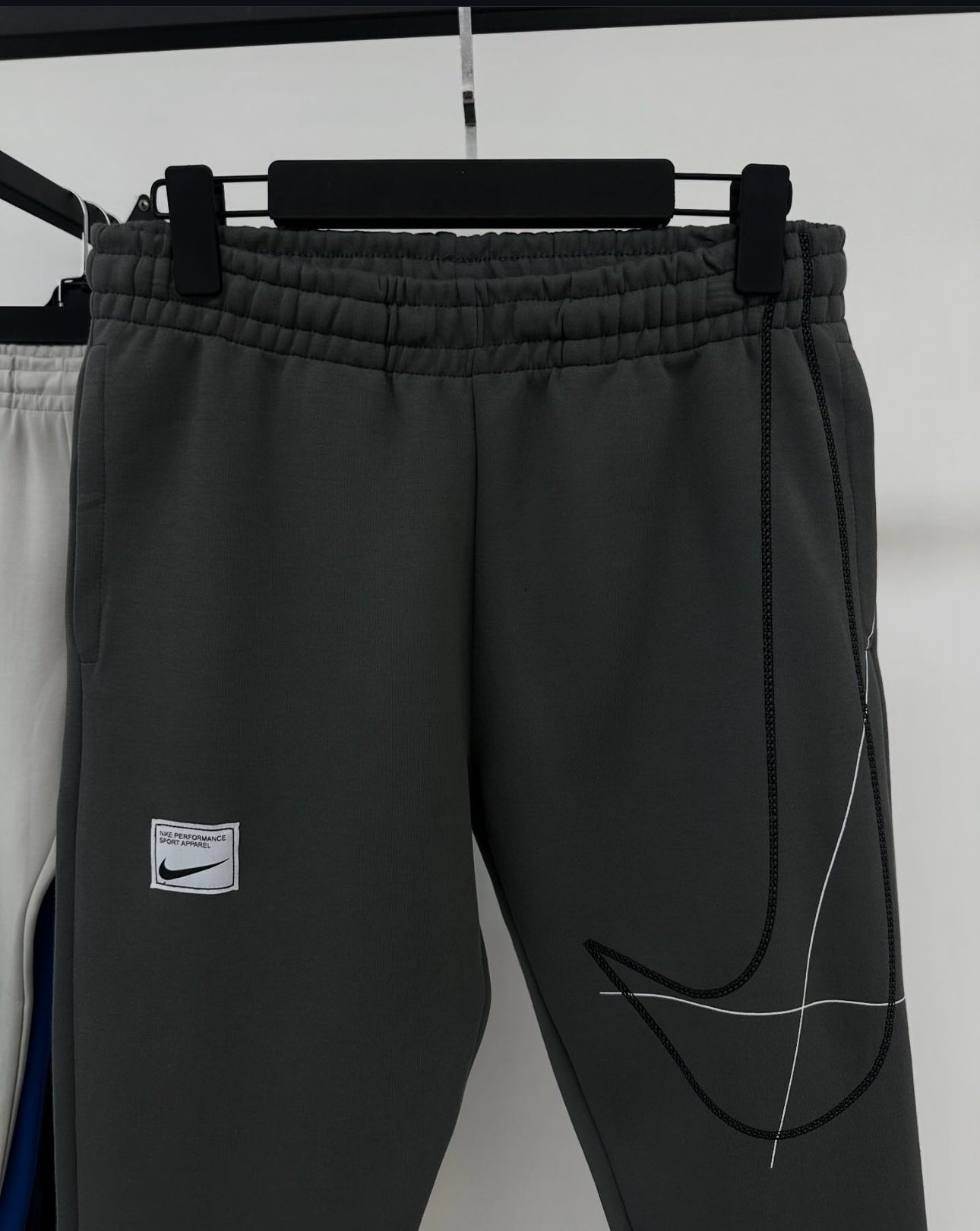 Set Nike Swoosh line dark grey rl