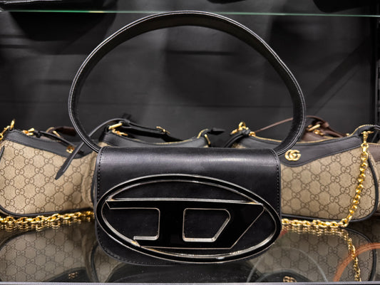 Diesel 1DR-Iconic shoulder bag in nappa leather