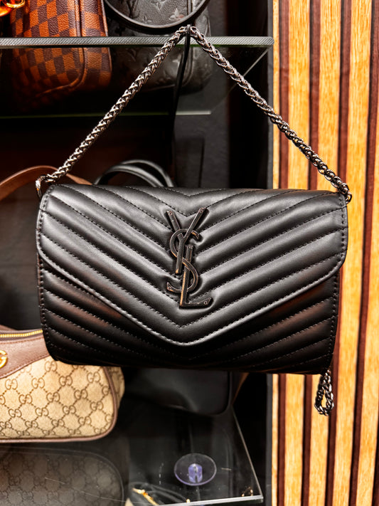 SAINT LAURENT Loulou medium leather shoulder bag
