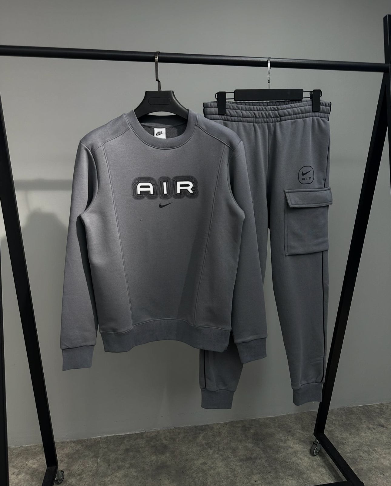 Set Nike Air cargo dark grey rl