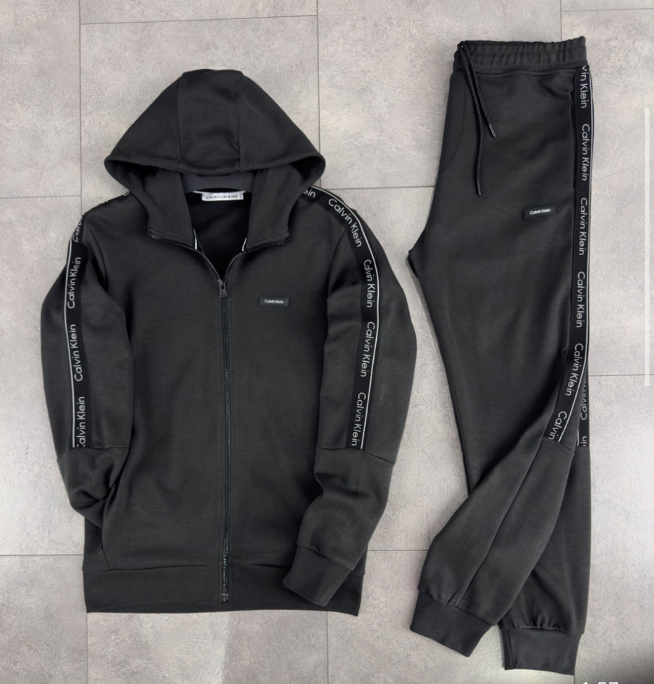 Set Calvin Klein μαύρο με κουκούλα rl