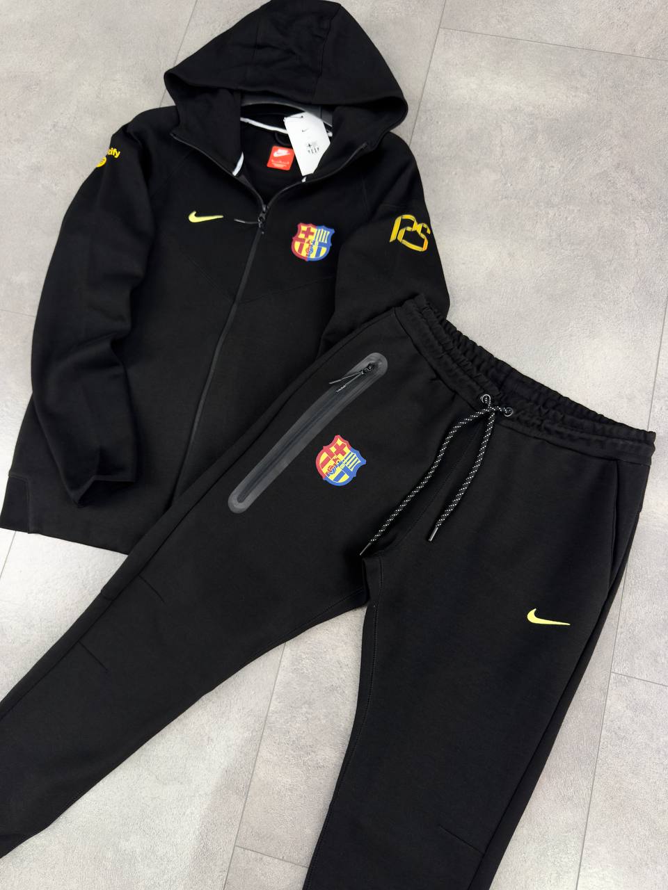 Set Nike Tech - 2025 Barcelona Μαύρο rl