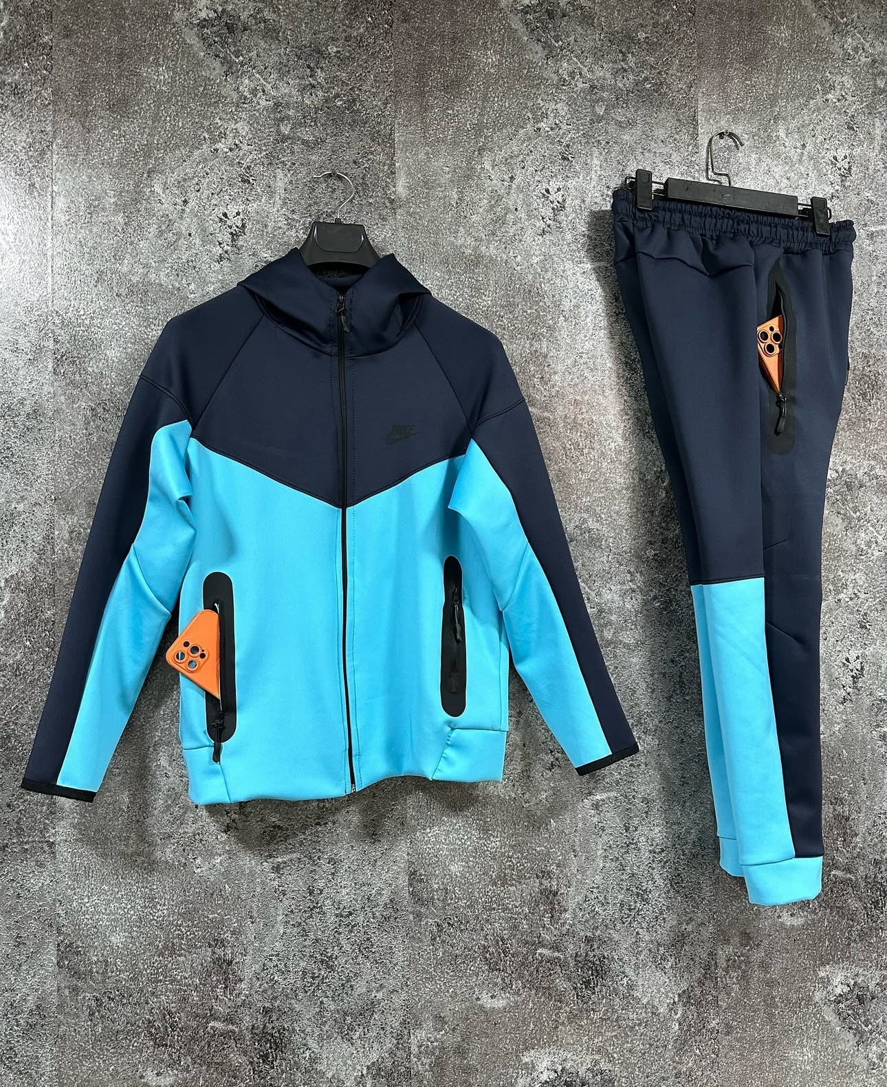 Set Nike Tech - 2025 New Blue rl