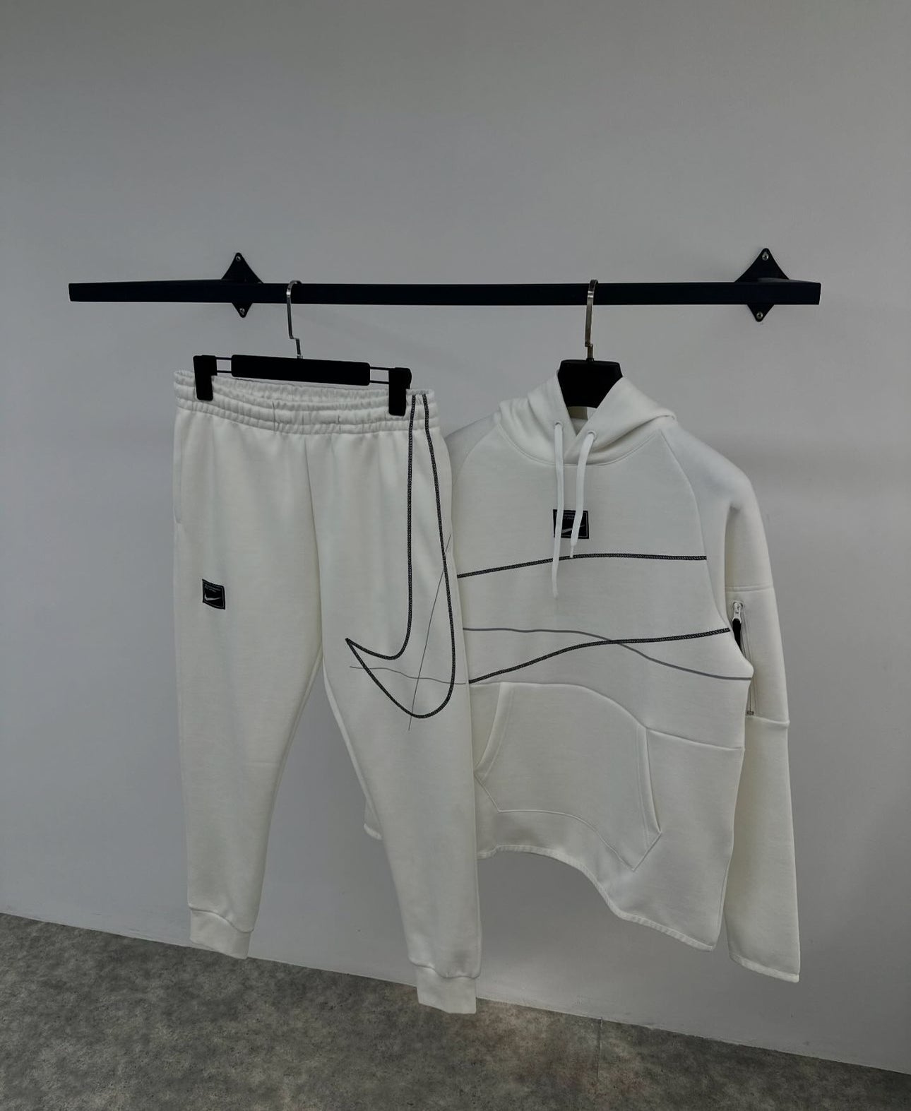 Set Nike Swoosh line white rl