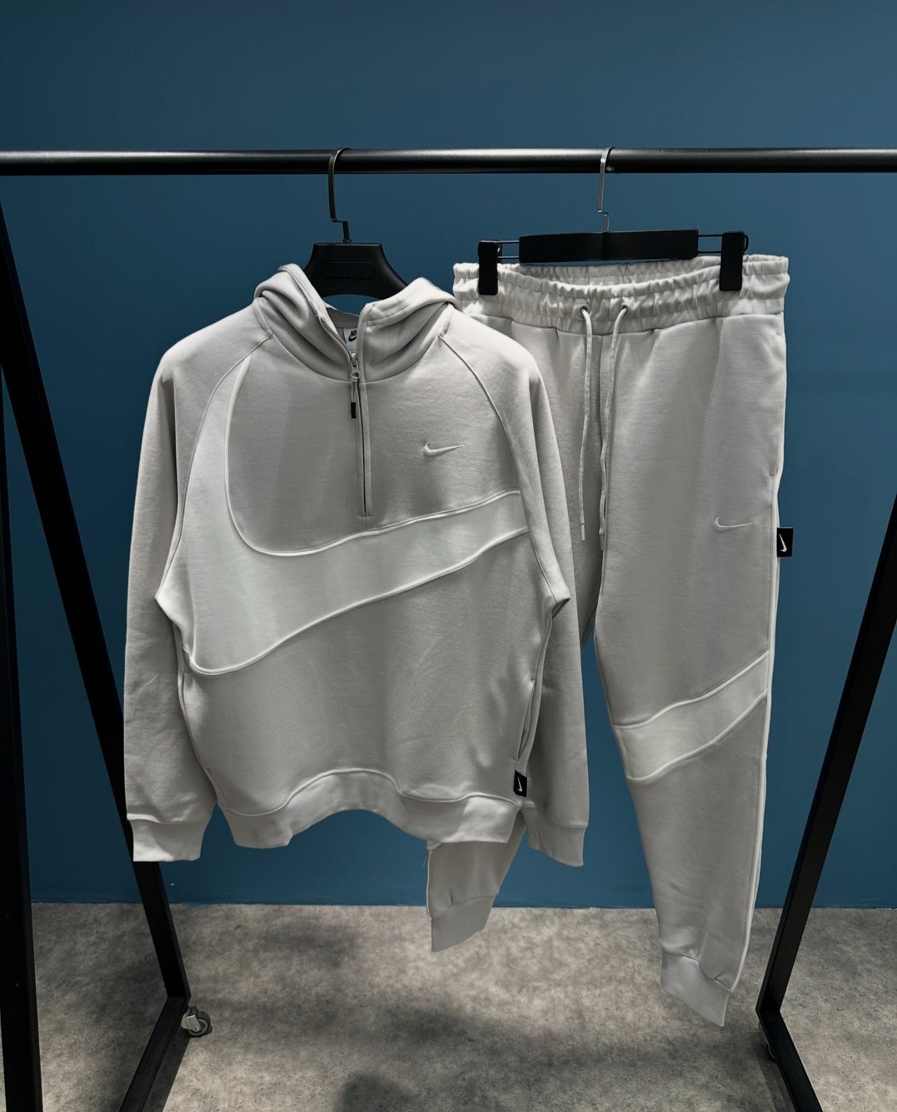 Set Nike Swoosh ensemble grey 02 rl