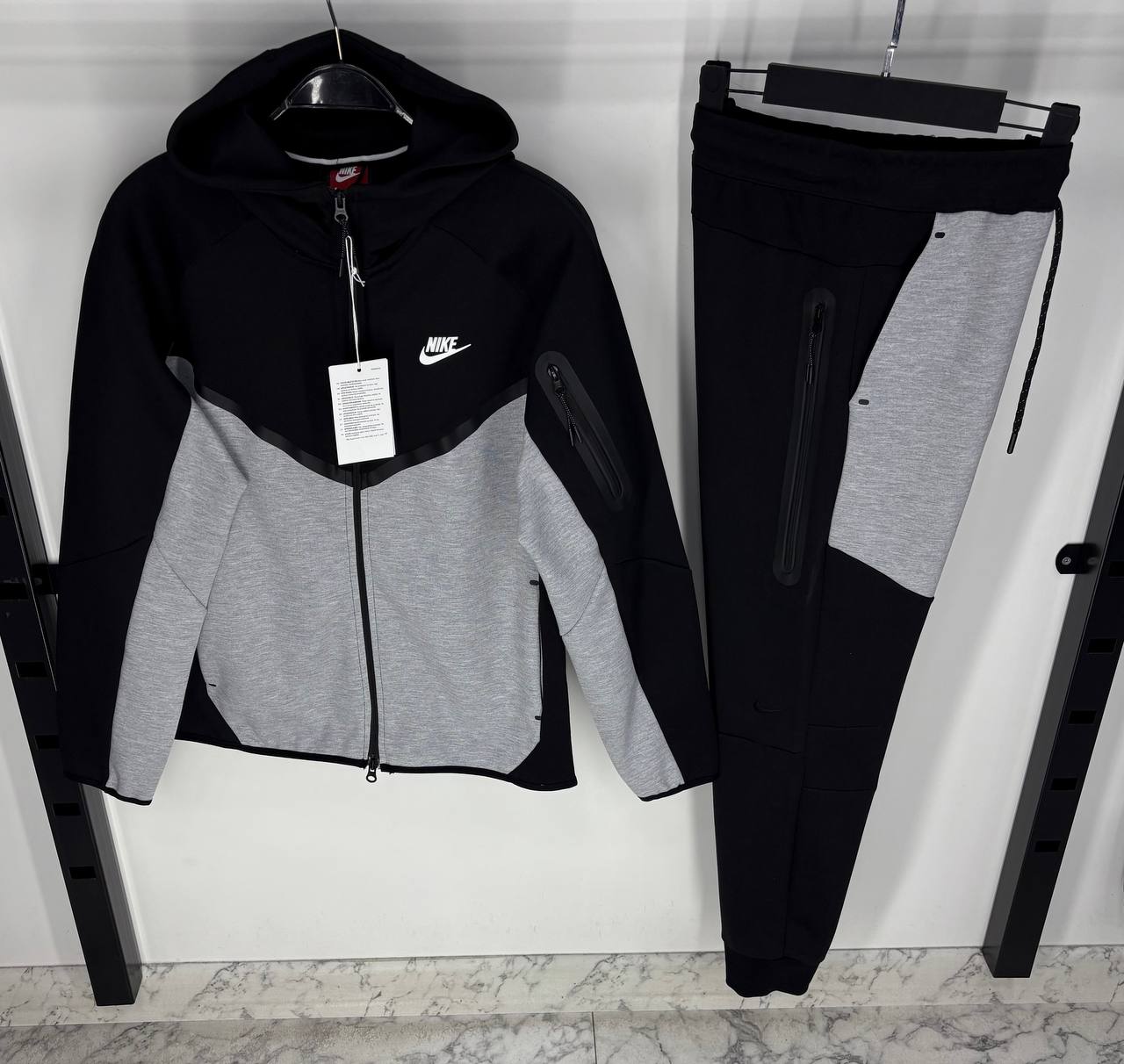 Set Nike Tech - 2025 Μαύρο γκρι rl